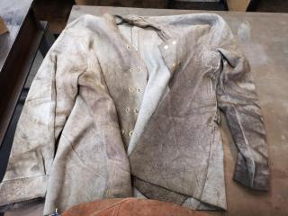 Assorted Leather Welding Coats, Gloves, Arm Protection