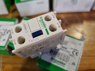 14x Assorted Schneider Electric Relays, Breakers, Contacts & More
