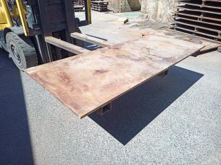 Large Plate Steel Pallet