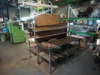 Double Sided Steel Workbench