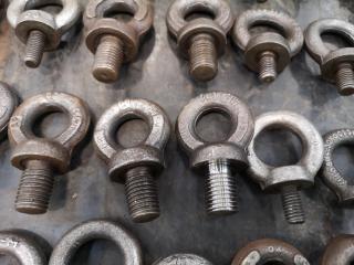 66x Assorted Lifting Eye Bolts