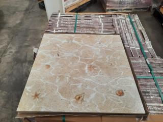 50M2 Garbon Seramic 600x600x10mm Ceramic Floor Tiles.