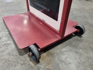 Heavy Steel Mobile Sidewalk Retail Sign Frame