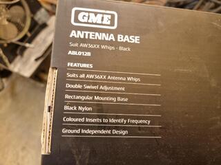 GME 1800mm VHF Antenna Whip AW366VB w/ Base ABL012B, New