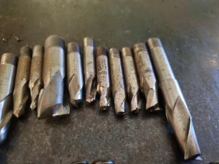 Large Lot of Milling Machine Endmills 