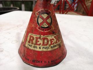 Vintage Redex Service Oil Can Dispenser