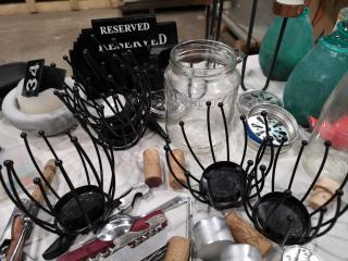 Assorted Lot of Restaurant Decor Items, Accessories, & More