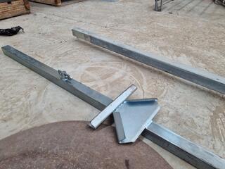 Assorted Temporary Roadworks Signage Support Frames & Base