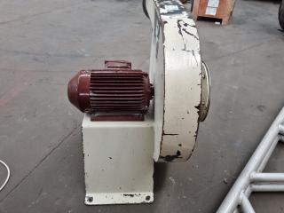 Industrial 3-Phase Centrifugal Fan Blower Assembly