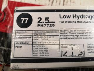 Pack of Weldwell 2.5mm Low Hydrogen Welding Electrodes