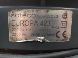 Kerric Soteco Heavy Duty Workshop Shopvac Vacuum, motor fault