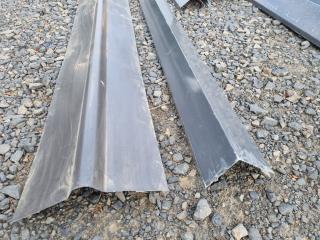 Coloured Steel Exterior Roofing Edging, Corner, Prak Trim Lengths