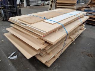 Large Assorted Stack of MDF Sheets and Offcuts