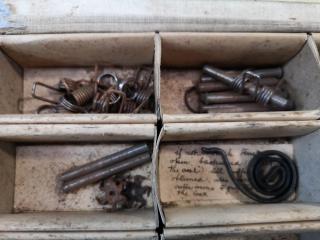 Antique 1933 Era Auveco Door Lock & Handle Spring Kit