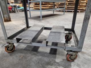 Heavy Duty Workshop Steel Table Trolley