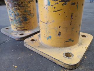 Pair of Heavy Duty Industrial Safety Bollards