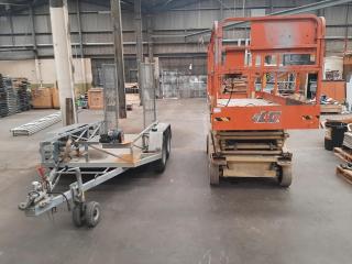 JLG Scissor Lift with Trailer