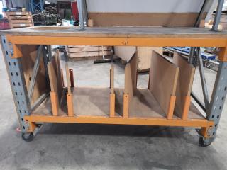 Mobile Workshop Table Shelf