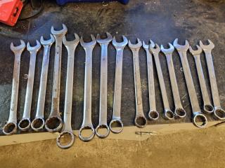 15x Assorted Combination Spanner Wrenches