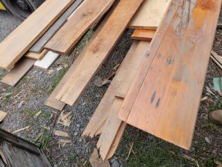 Assorted Wood Boards, Vintage Edging, & More