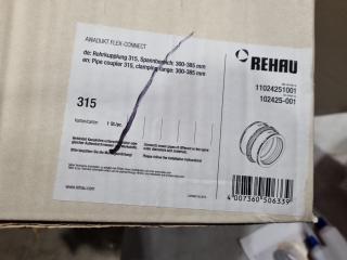 Rehau AwaDuct FlexConnect Pipe Coupler DN315