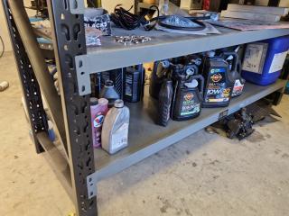 Heavy Duty Steel Workshop Shelving Assembly