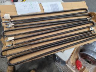 6x Industrial Electric Heating Coils, 3500W each