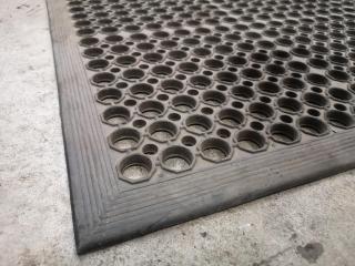 3x Anti Fatigue Rubber Workshop Floor Mats