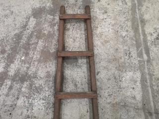 Vintage Antique Wooden Ladder