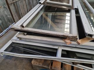 Commercial Building Glass Doors and Panels, Used
