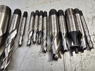 Large Lot of Milling Cutters 