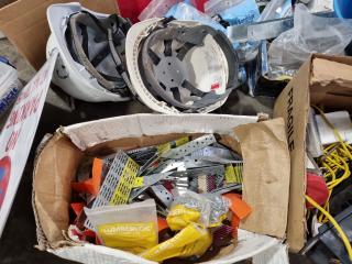 Assorted Construction Supplies, Fastening Hardware, & More