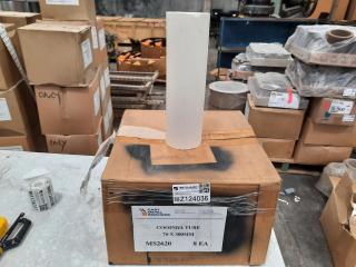 8 x Cast Metal Services Cooinda Ceramic Tubes (70x300mm)