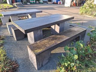 Concrete Outdoor Picnic Table