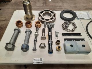 Assorted Lot of Hydraulic Parts and Components