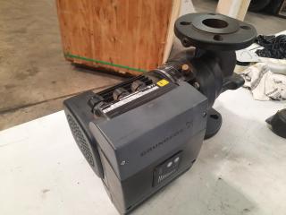 Grundfos Three Phase Motor and Inline Single Stage Pump