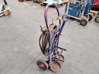 Oxy/Acetylene Welding Torch/Regulator and Trolley