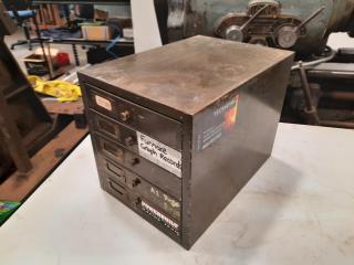 3 x Industrial Tabletop Drawers