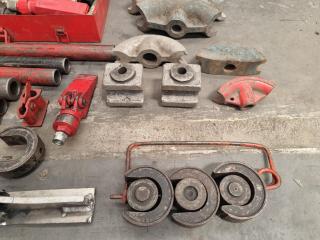 Large Assortment of Hydraulic PortaPower and Bar Bending Equipment