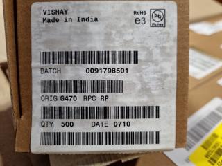 15,000x Vishay Metal Film Resisitors PR03 3R3 5%, Bulk Lot, New