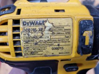 DeWalt Cordless18V XR Hammer Drill Driver w/ Battery & Charger