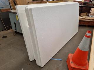 7x Styrofoam Panels, 2400x1200x50mm size