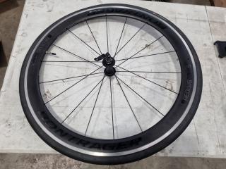 Bontrager Aeolus Comp 5 Road Bike Wheel w/ R2 Tyre, 700x25mm