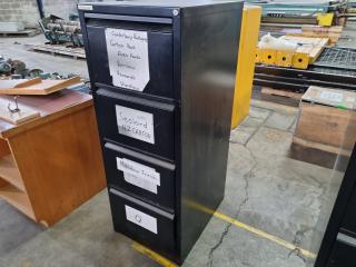 Precision 4-Drawer Steel Filing Cabinet