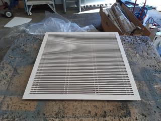 4 x Assorted Aluminum Floor Vent Grilles