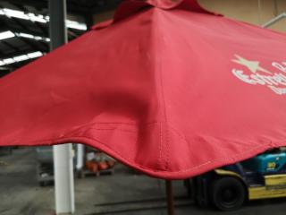 Outdoor Patio Deck Umbrella w/ Weighted Base