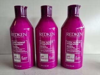 3 Redken Color Extend Magnetics Shampoos