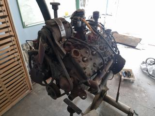 Ford Flathead V8 on Engine Stand