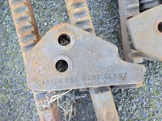 Box of Carver Tee Slot Clamps Etc
