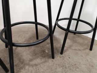 3x Padded Rotating Seat Stools